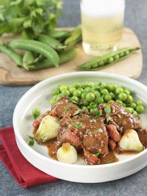 Sauté de veau au crémant d’Alsace Sauté de veau au crémant d’Alsace